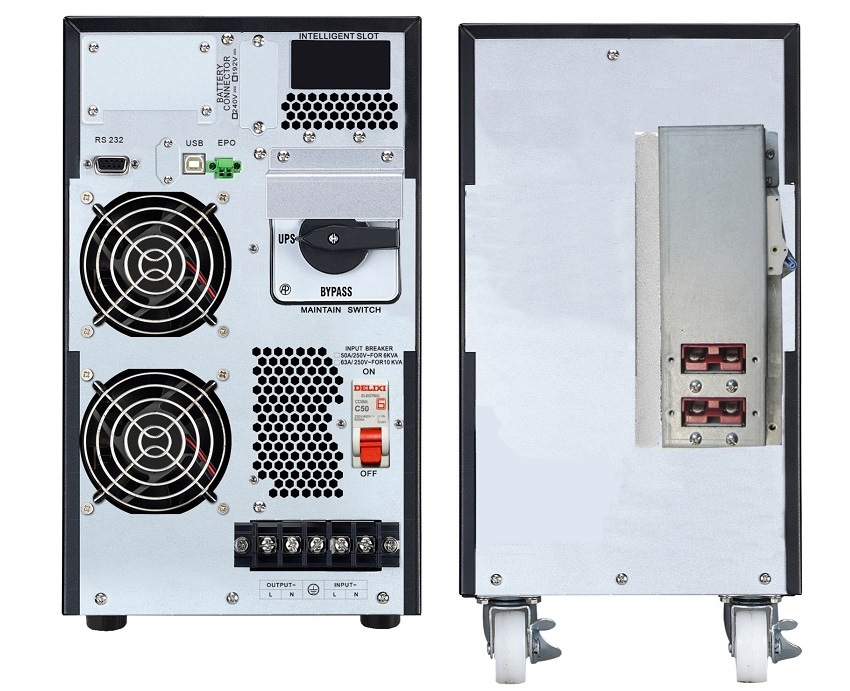Bộ Lưu Điện APC Easy UPS SRV6KIL 6000VA/6000W  mặt sau