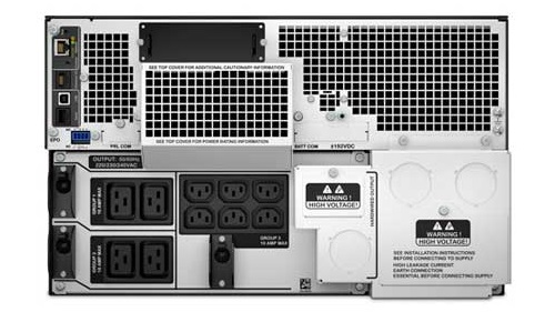 Mặt sau bộ lưu điện APC Smart UPS SRT10KRMXLI 10000VA 230V