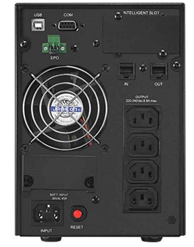 Mặt sau của bộ lưu điện CYBERPOWER OLS3000E 3000VA/2700W