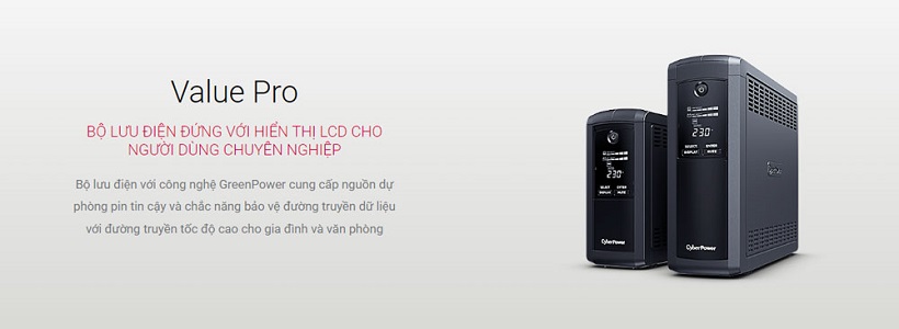 Bộ Lưu Điện CyberPower VP1000ELCD 1000VA (550W)