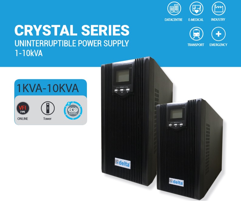 CRYSTAL SERIES UNINTERRUPTIBLE POWER SUPPLY 1-10kVA