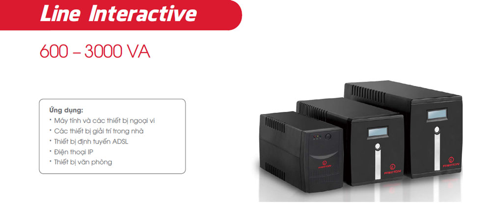Bộ Lưu Điện FREDTON F56VT-2000 2000VA (Line Interactive)