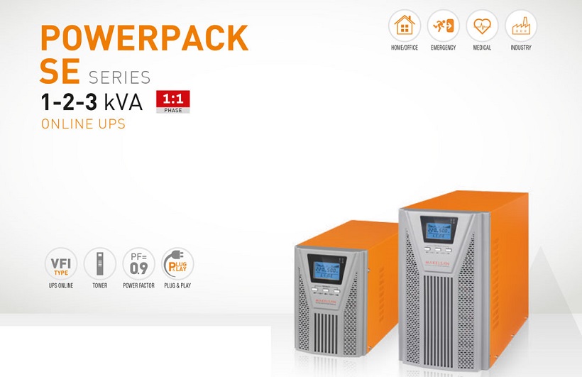 Bộ Lưu Điện MAKELSAN Powerpack SE 2KVA 2000VA/1800W