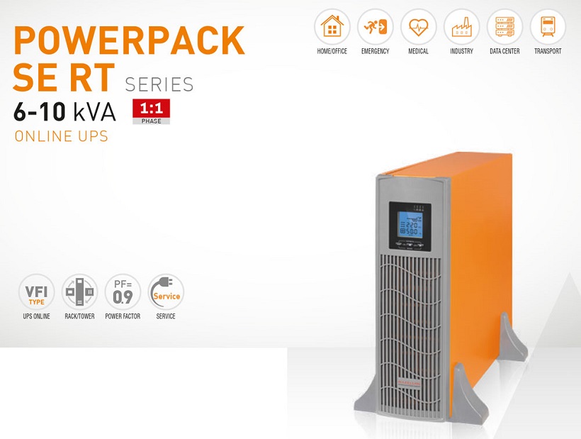 Bộ Lưu Điện MAKELSAN Powerpack SE RT 5KVA 5000VA/4500W