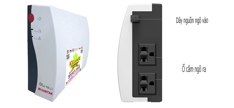 Thiết kế bộ lưu điện Santak TG 750 PRO