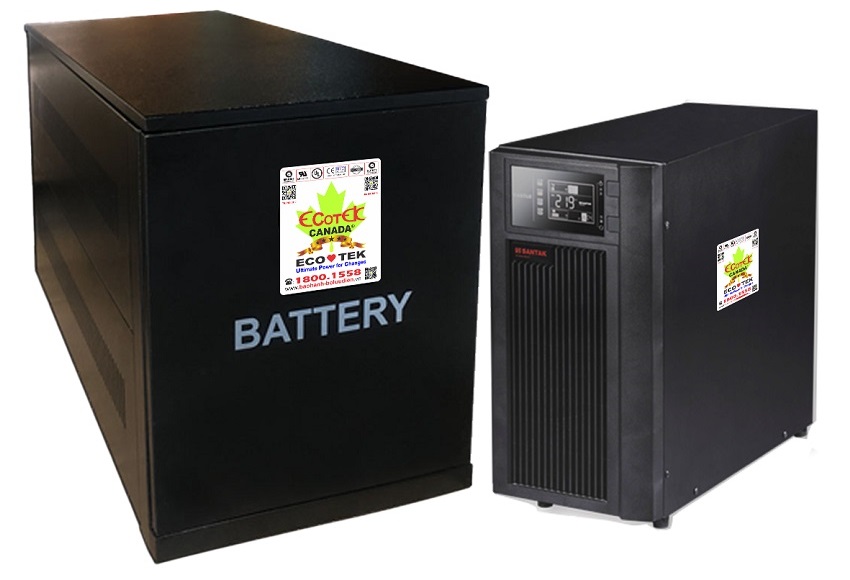Bộ lưu điện SANTAK TRUE ONLINE C10KS (LCD), sử dụng ắc quy ngoài