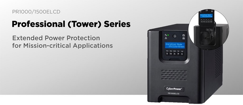 Bộ Lưu Điện UPS CyberPower PR1500ELCD 1500VA/1350W