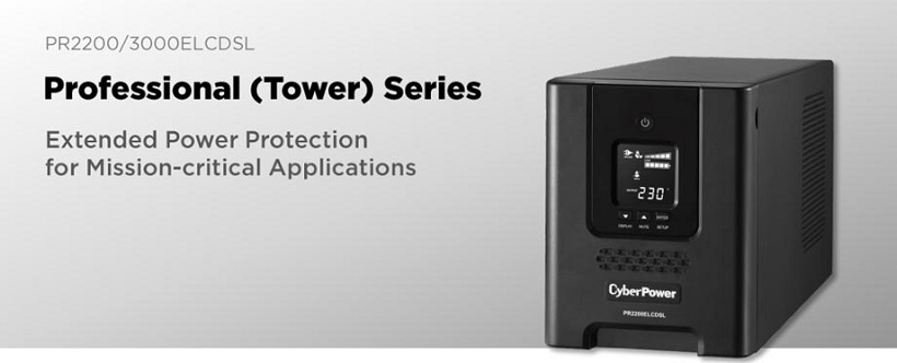 Bộ Lưu Điện UPS CyberPower PR3000ELCDSL 3000VA/2700W