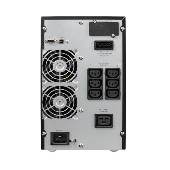 Mặt sau của UPS EATON 9E2000I 2KVA