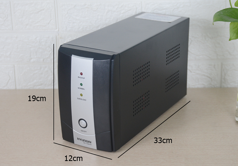 bộ lưu điện offline Hyundai HD-1000VA sở hữu thiết kế nhỏ gọn