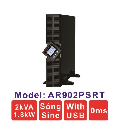 Bộ lưu điện ARES AR902PSRT 2KVA (1800W) True Online