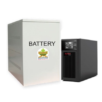 Bộ lưu điện UPS SANTAK TRUE ONLINE C1KS (LCD), sử dụng ắc quy ngoài