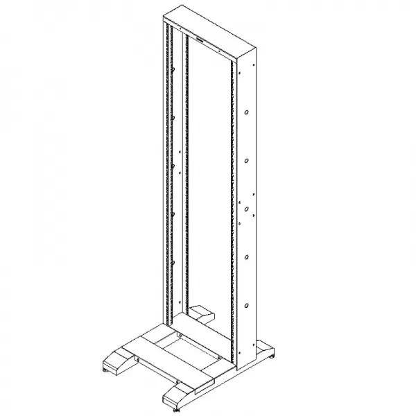 Tủ rack 20U VIETRACK 2 Post Open Rack VRO20G200