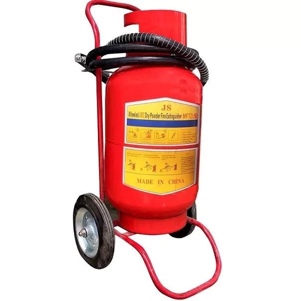 B&igrave;nh chữa ch&aacute;y bột xe đẩy ABC 50kg